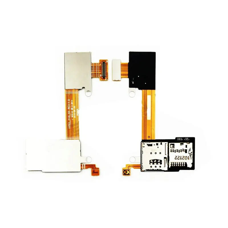 Высококачественный двойной слот для Sim-карты SD кардридер гнездо держатель гибкий