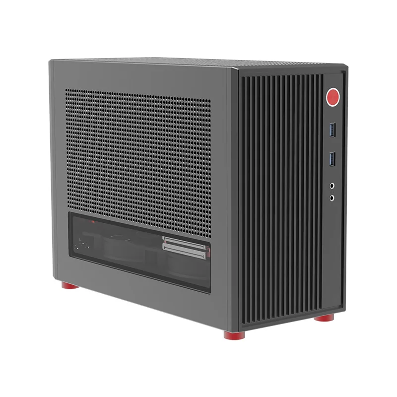 

[Spot] Lz-a4 ITX Mini V1-240 Water-Cooled Chassis Aluminum Tempered Glass Side Transparent