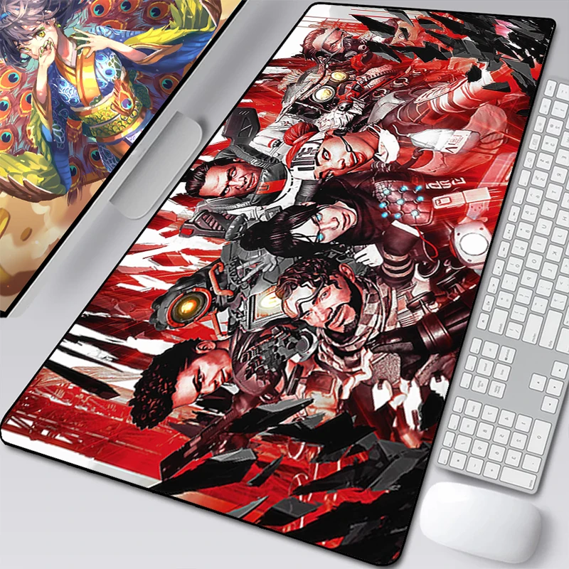 

Gaming Mouse Mat Apex Legends Gamer Keyboard Pads Anime Pad Pc Large Xxl Mousepad Rubber Mause Laptops Cabinet Non-slip Deskmat