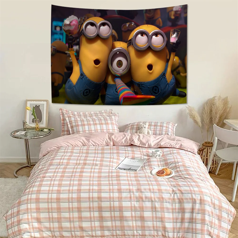 М-Миньоны D-Гадкий-мой аниме гобелен подвесной Таро хиппи Фотофон домашний декор