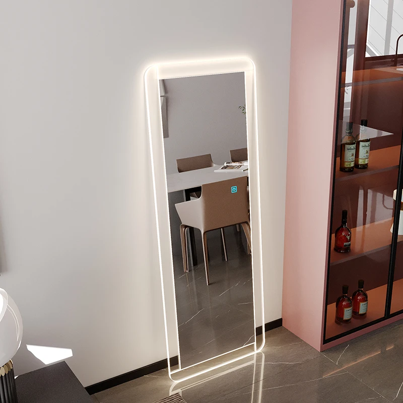 Shower Nordic Decorative Wall Mirrors Makeup European Floor Large Full Body Mirror Bathroom Espejo Joyero Home Decoration