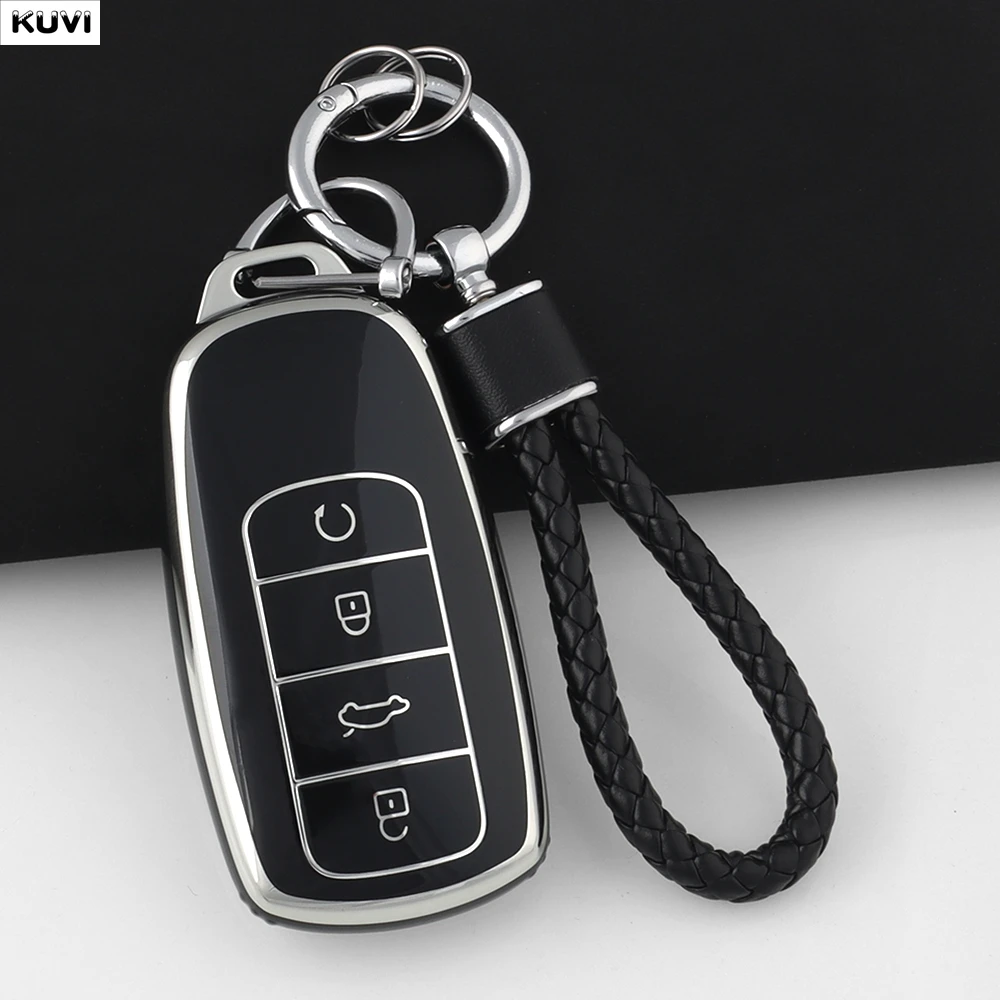 

Модный Чехол Для Смарт-ключа Автомобиля Из ТПУ Для Chery Tiggo 8 Pro 8 Plus 5 Plus 7 Pro Max Omoda 5 C5-прочная Защита Breloque