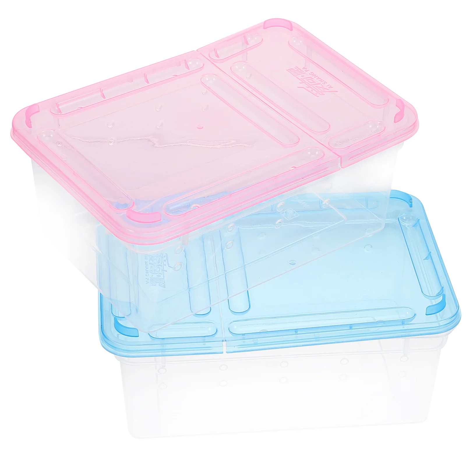 2 шт. террариум для рептилий коробка кормления портативная клетка-контейнер