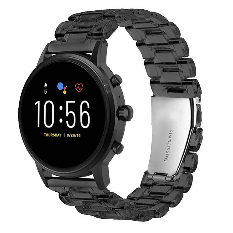 Ремешок для часов Fossil Gen 6 44 мм резиновый браслет 5e 5 lte 45 22 мм/20