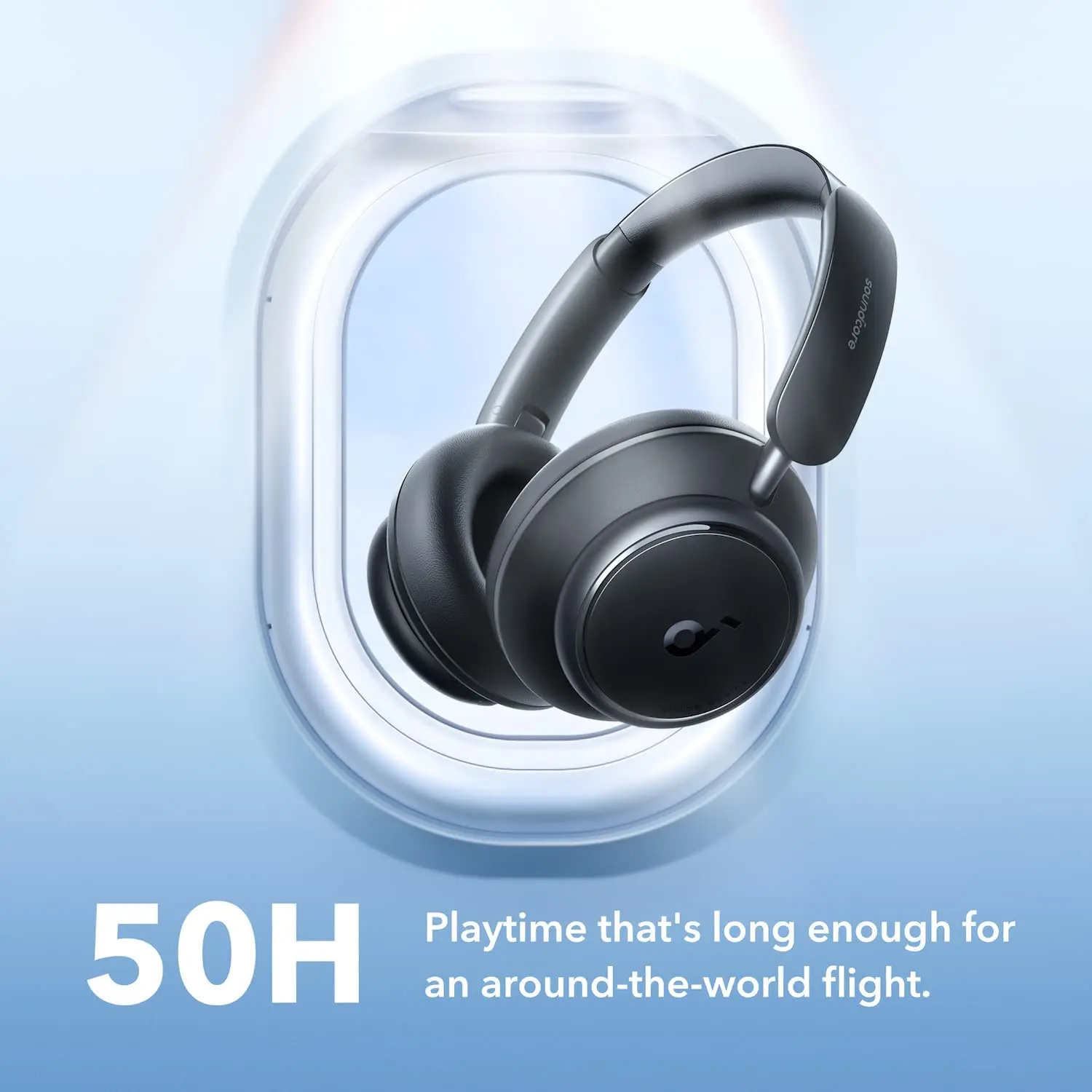 

Anker soundcore Space Q45 ANC Headphones Bluetooth 5.3 Wireless Headphones Hi-Res Sound LDAC Earbuds with 98% Noise Cancellation