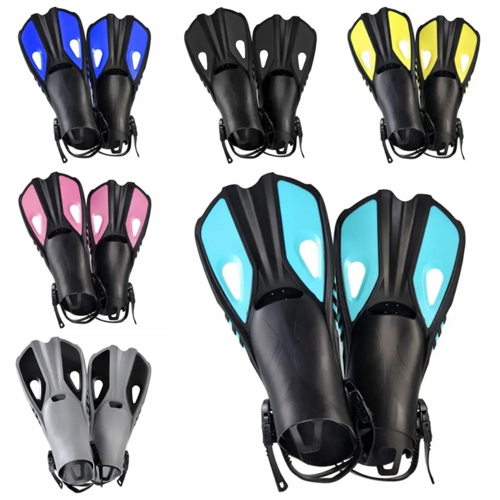 

Silicone Diving Fins Stylish High Toughness Adjustable Swimming Shoes Comfortable Non-slip Snorkeling Fins Diving Equipment
