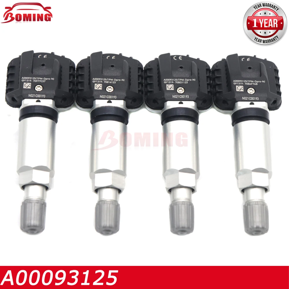 Автомобильный датчик давления в шинах TPMS A 00093125 433 МГц для BAIC BJEV EU5 2021-2024 EU7 2019-2023
