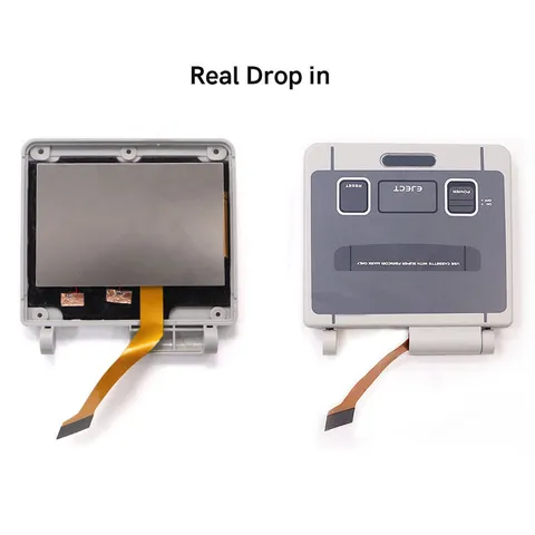 Ламинированный V5 IPS GBA SP Комплекты сменных модов с подсветкой ЖК-дисплея для Game Boy Advance SP NO NEED CUT Shell Case