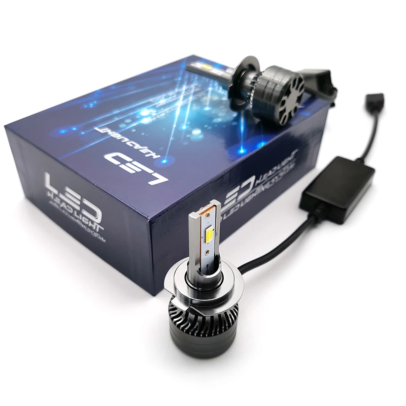 

Tri-Color Car Head Lamp Bulbs H7 H11 9005 9006 Truck Led Headlight 6000K 3000K 4300K 90W Auto Lights