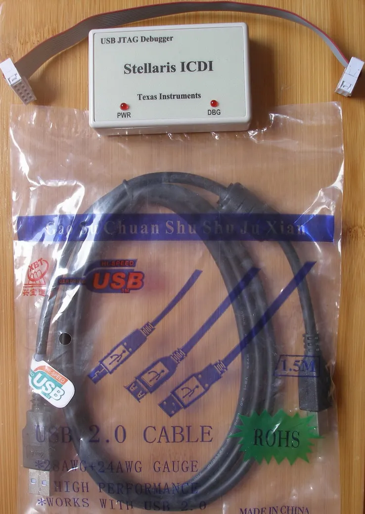 Эмулятор Ti Cortex-M3 / M4 (интерфейс stellaris Icdi 10px2.54) |