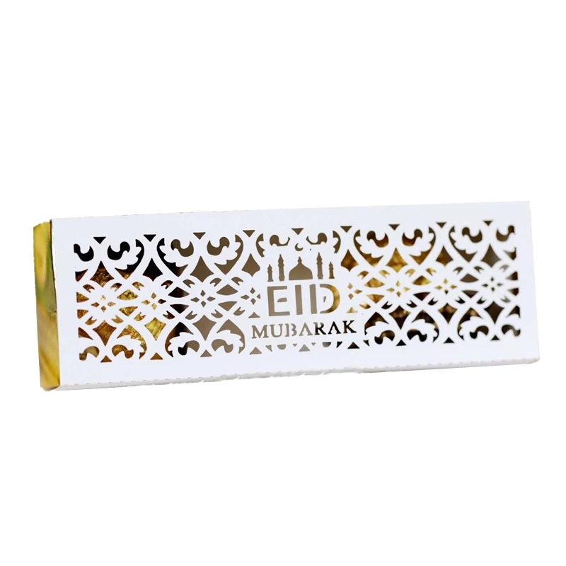 Ramadan  Drawer Candy Box White Black Eid Mubarak Favor Boxes for Small Business Chocolate Snack Cookie Gift Packaging Wholesale