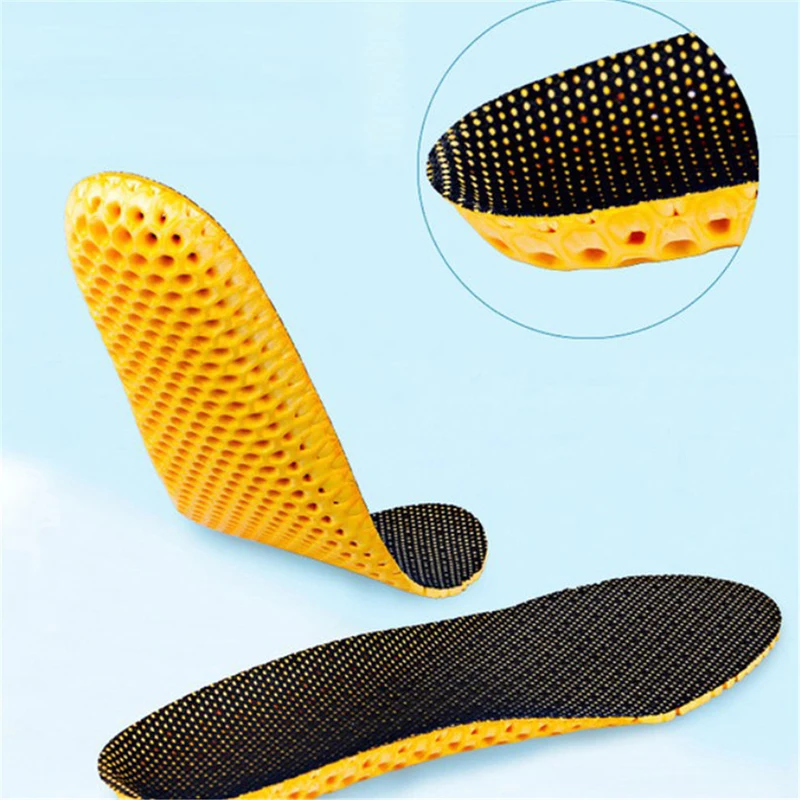 

2PCS Insoles Orthopedic Memory Foam Sport Support Insert Woman Men Shoes Feet Soles Pad Orthotic Breathable Running Cushion
