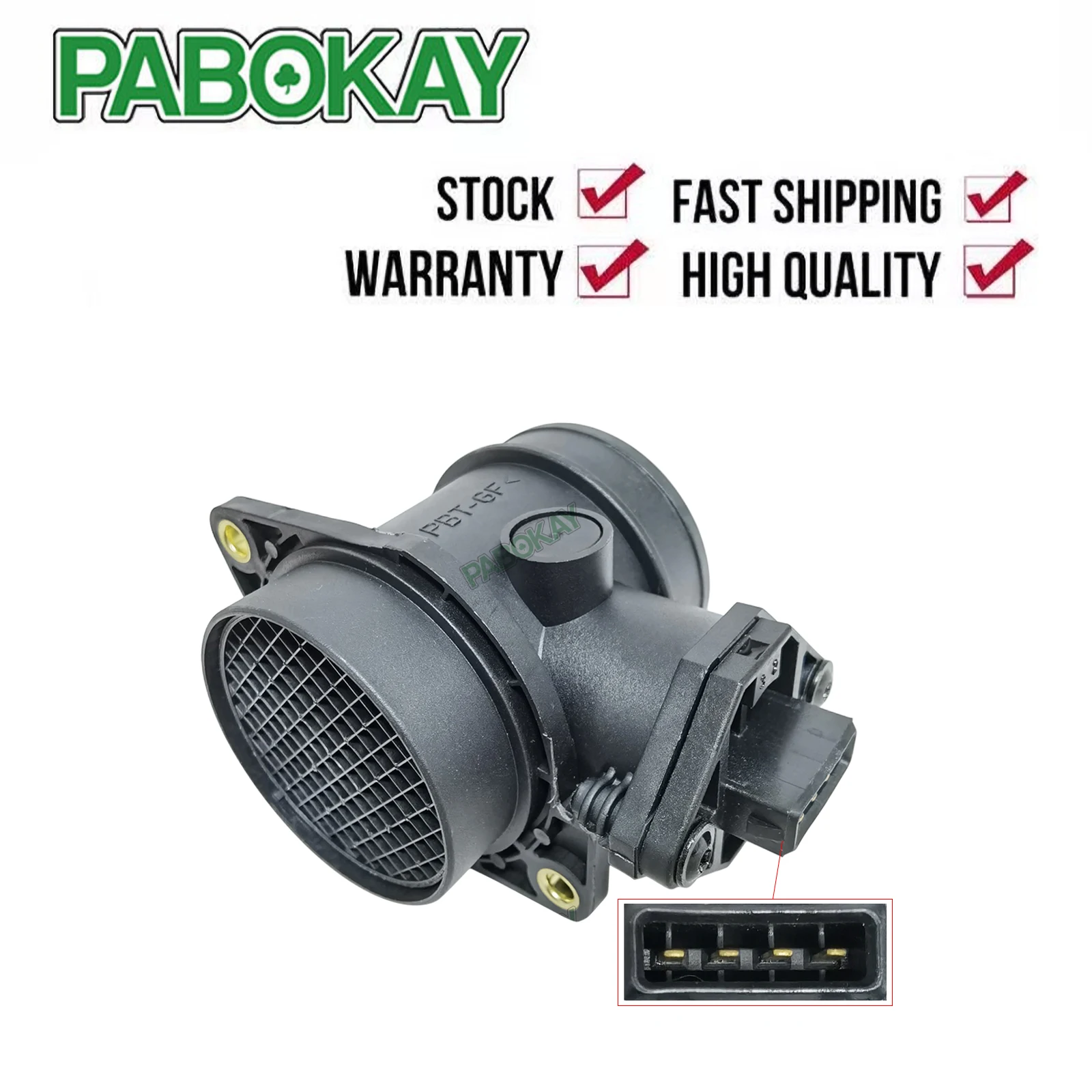 Датчик расхода воздуха для VW JETTA GOLF PASSAT AUDI A4 037906461C 0280217117 221085M 98VW12B529BA MF21085 037906461CX