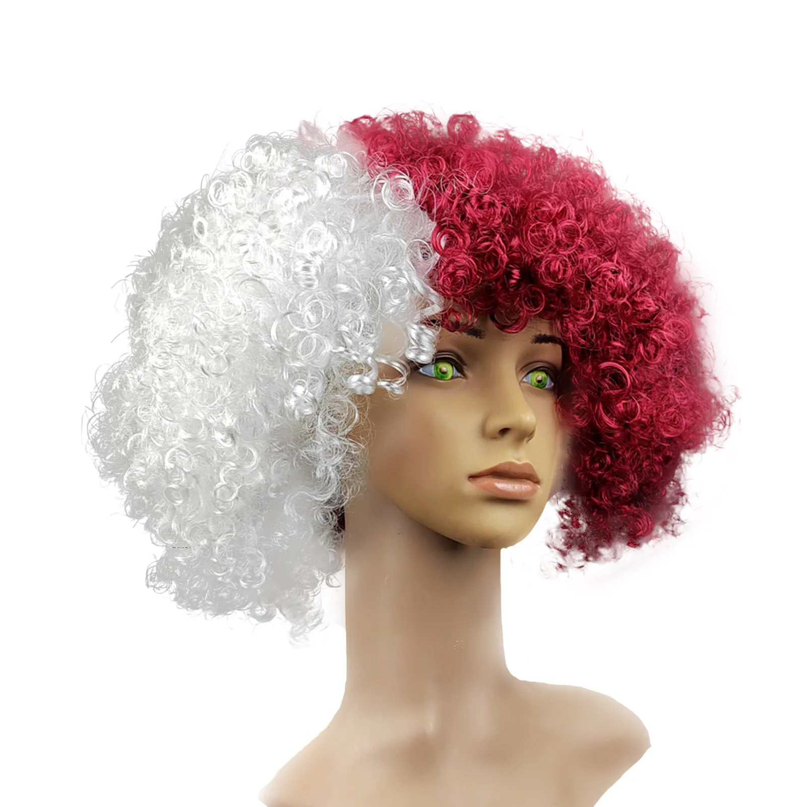 

Fans Wigs Party Supplies Colorful Wigs Explosive Head Curls Wigs Fans Supplies Party Decoration Hair Accessories