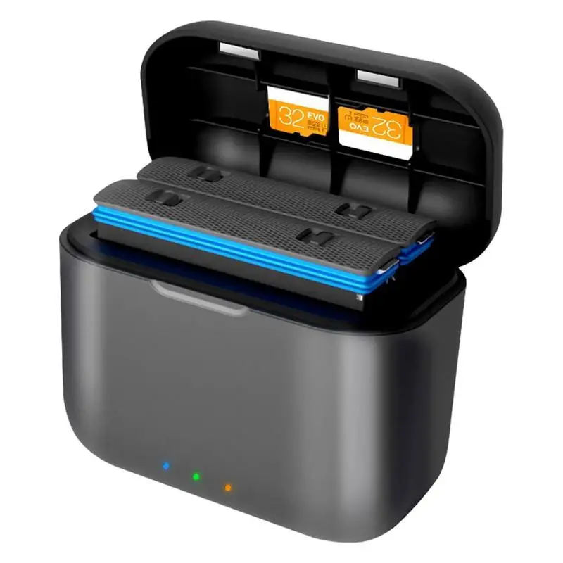 

Rechargeable Battery Box Portable Fast Charge Hub Case Smart Charging Management Accessory For Sport Action Video Camera