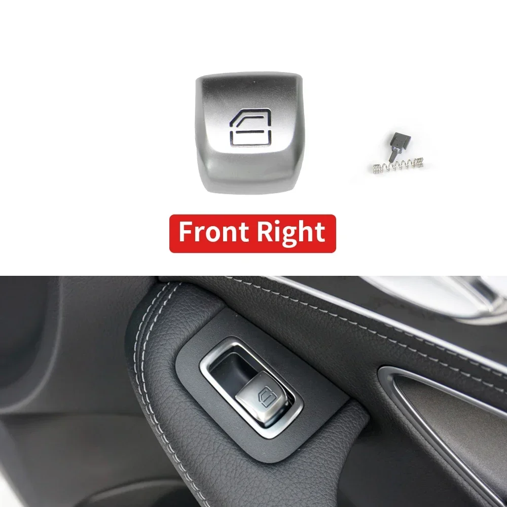 

Автомобильная главная кнопка переключателя окна пассажирской двери, замена крышки для Mercedes Benz C E GLC S Class W205 W253 W213 W293 W222