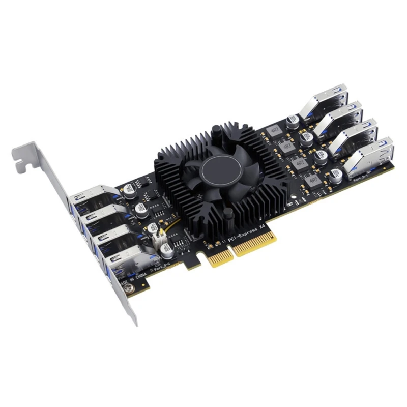 Суперскоростная карта PCIExpress 5 Гбит/с 8-портовая USB3.2 PCIe для повышения