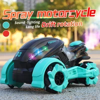 spray rc motorcycle drift with water mist and sound light effect jet rc motorbike toy 360%c2%b0 rotation 2 4g rc drift racing motorcy