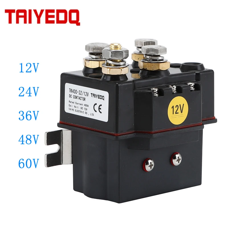 Guincho Bonde da Liga de Prata do Contator 400a 2pdt 12v 24v 36 48v 60v para Controlar a Rotação Dianteira e Reversa do Motor