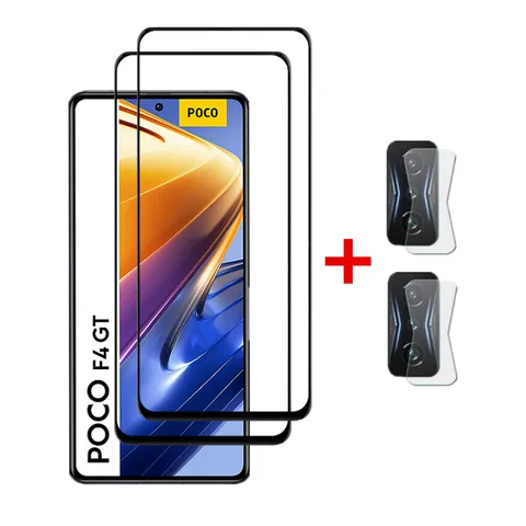 Стекло для Xiaomi Poco F4 GT, защита экрана HD, передняя закаленная пленка для Poco F4 GT, мягкая пленка для камеры Redmi K50, игровое стекло