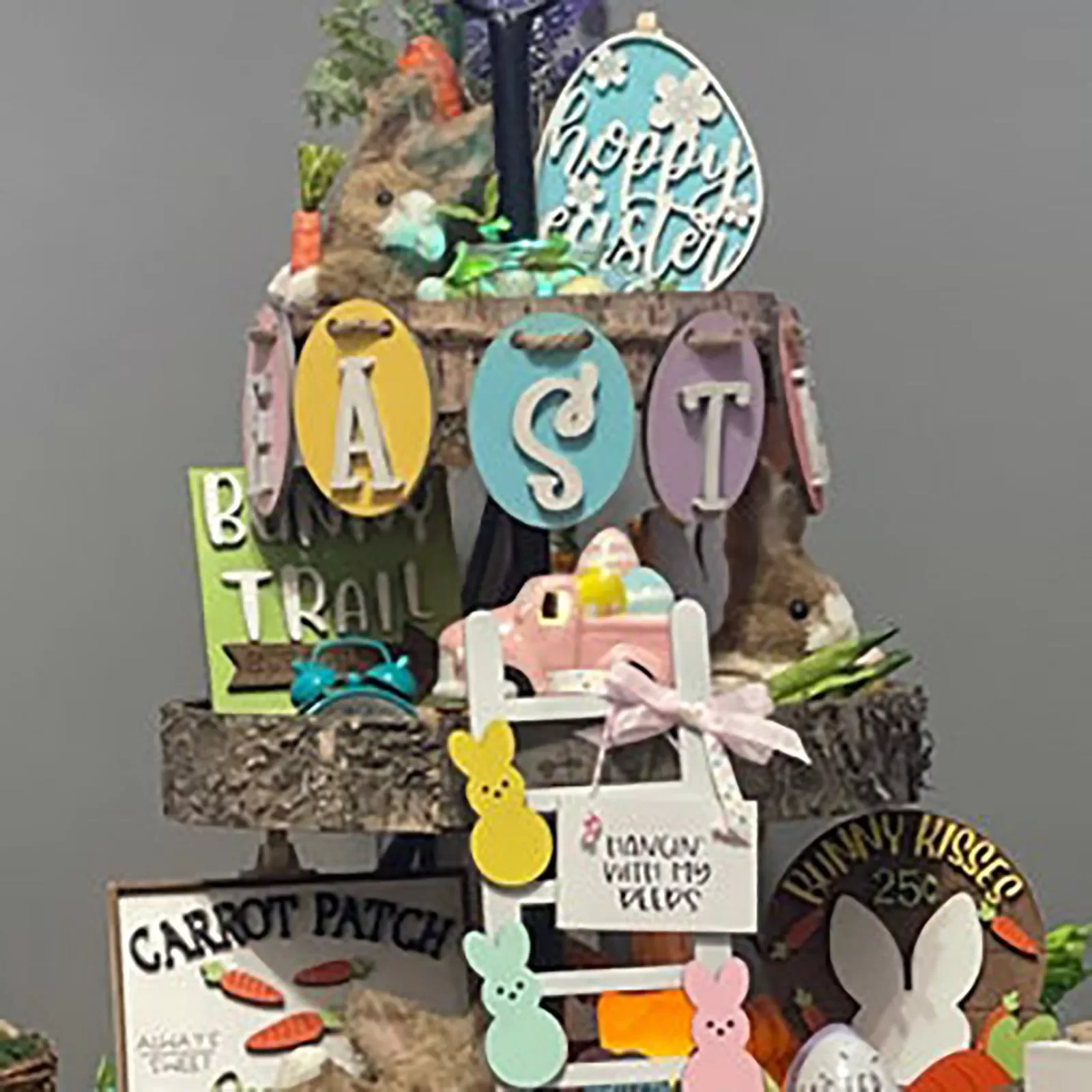 

Easter Carrots Tiered Tray Decor Adorable Easter Collection Perfect Addition For The Easter Season Ornament Figurines Miniatures