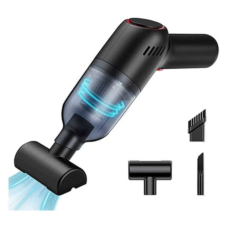

Cordless Wireless Car Vacuum Cleaner High Power Rechargeable Car Vacuum Cleaner With DC 7.4V, 120W Vacuum Motor
