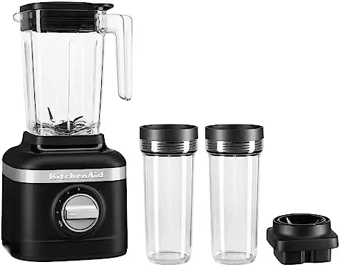 3 Speed Ice Crushing Blender with 2 Personal Blender Jars - 