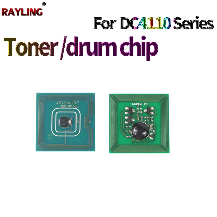 10 тонер/барабанный чип для использования в Xerox DocuCentre 4110 4127 4112 4590 4595 1100 900 9000 D95 D110P