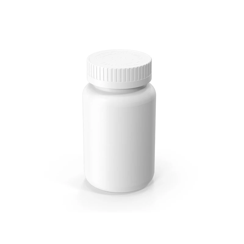 

50pcs 100ml 100g Medical Grade HDPE White Empty Pill Bottle Capsules Container with CRC Caps