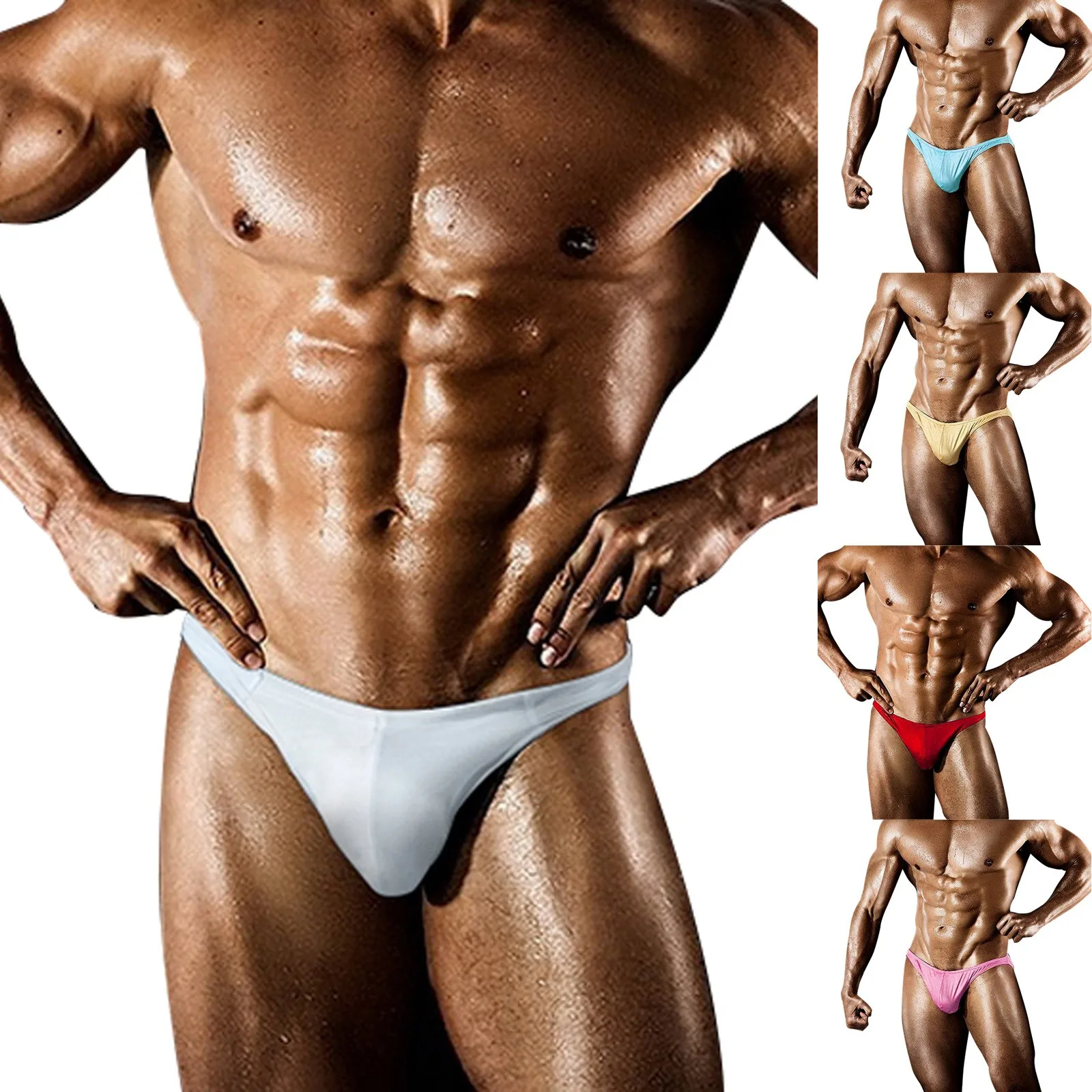 Короткие шорты Мужской купальный костюм для спортзала Летние плавки с защитой от