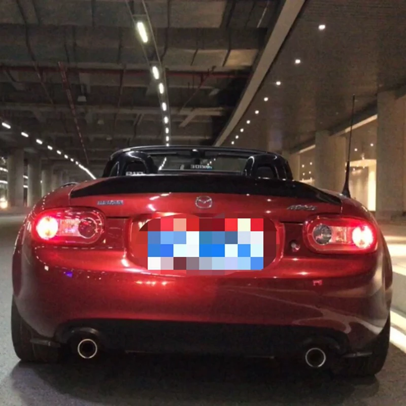 Фото Для MX5 NCEC Roster Miata EPA Type 3 2009-2015 задний спойлер багажника из углеродного волокна, задний багажник, крыло, Стайлинг автомобиля №3
