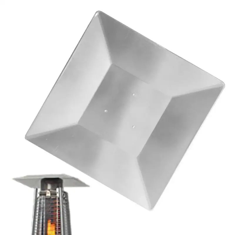 

Heat Reflector Shield Universal Pyramid Heater Reflector Shield Square Replacement Parts For 4-sided Heater Top Good Protector