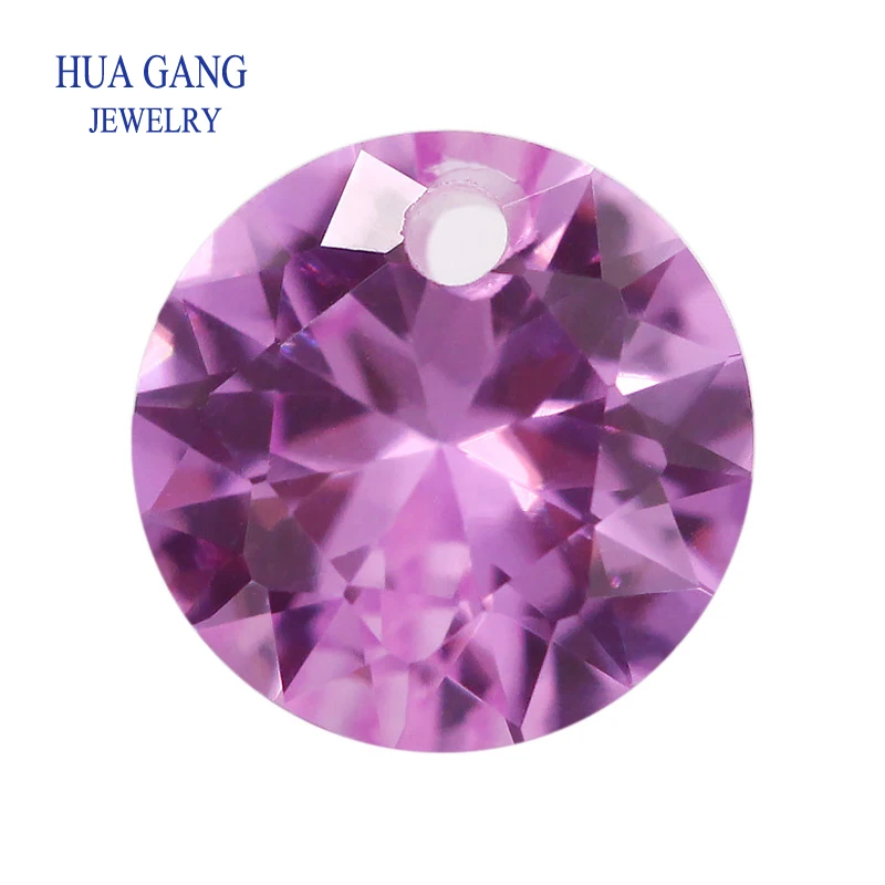 

50pcs/lot Single Hole 2# Red Corundum Stone 3~12mm Round Synthetic Corundum Red Stone Gems For DIY Jewelry Making Beads