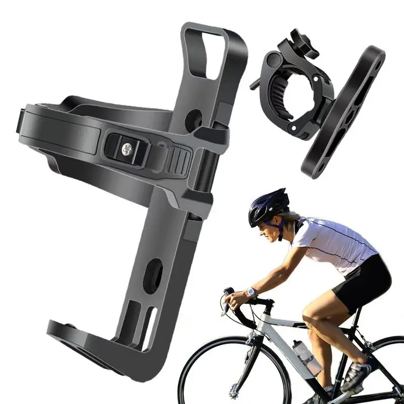 

Bike Water Bottle Cage Holder Bike Tube Mounted Water Bottle Holder Adjustable Cage Universal Cycling Accessories Tube Mounted