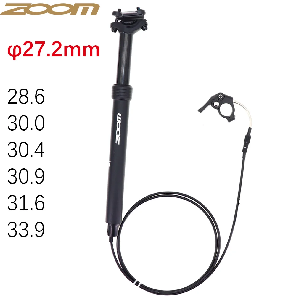 Zoom Dropper Seatpost 27.2 mm Height Adjustable seat post Internal Routing 80mm Travel MTB bike dropper 28.6 30 30.4 30.9 31.6