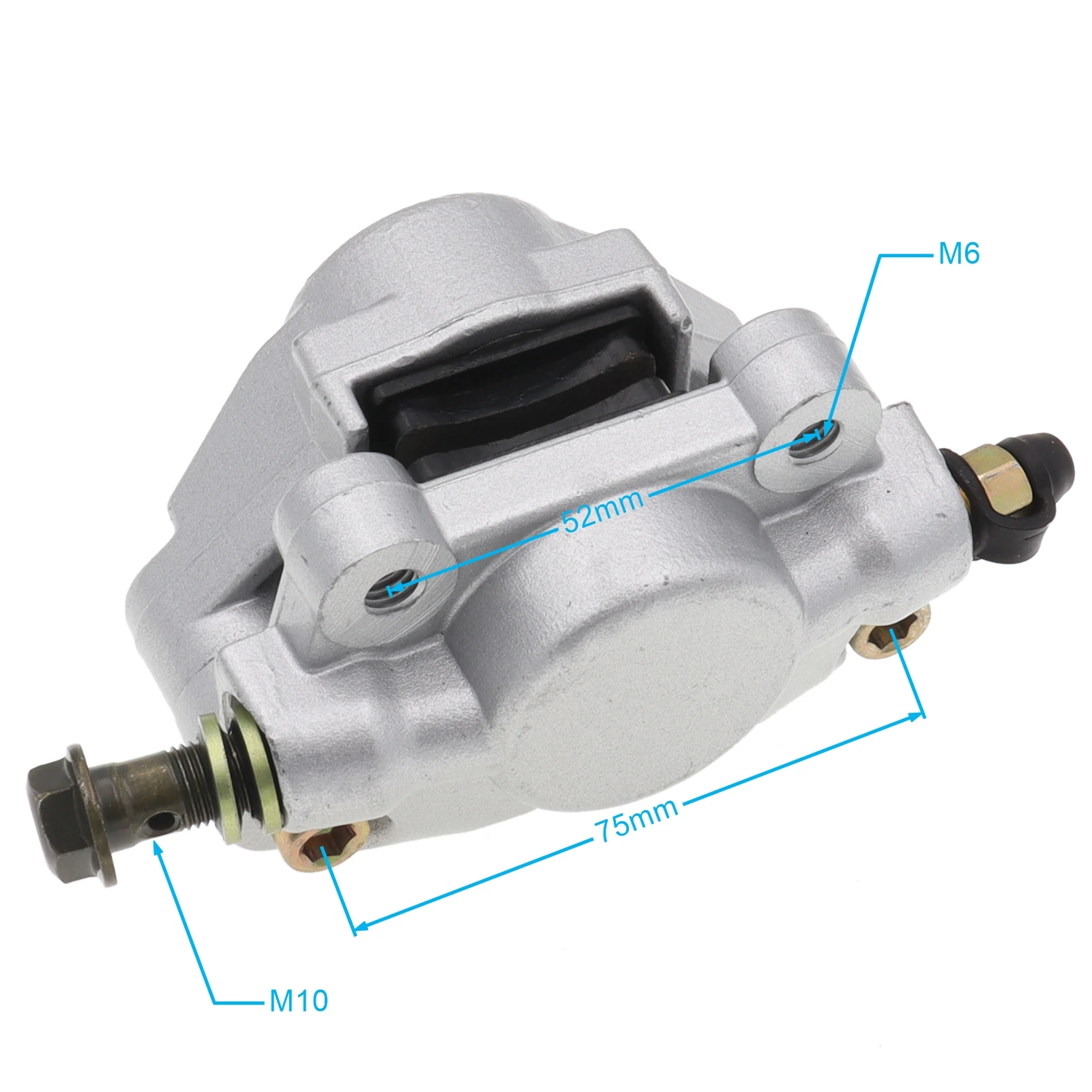 Фото Гидравлический задний дисковый тормозной суппорт для мотоциклов, питбайков, квадроциклов 150cc, 200cc, 250cc №2