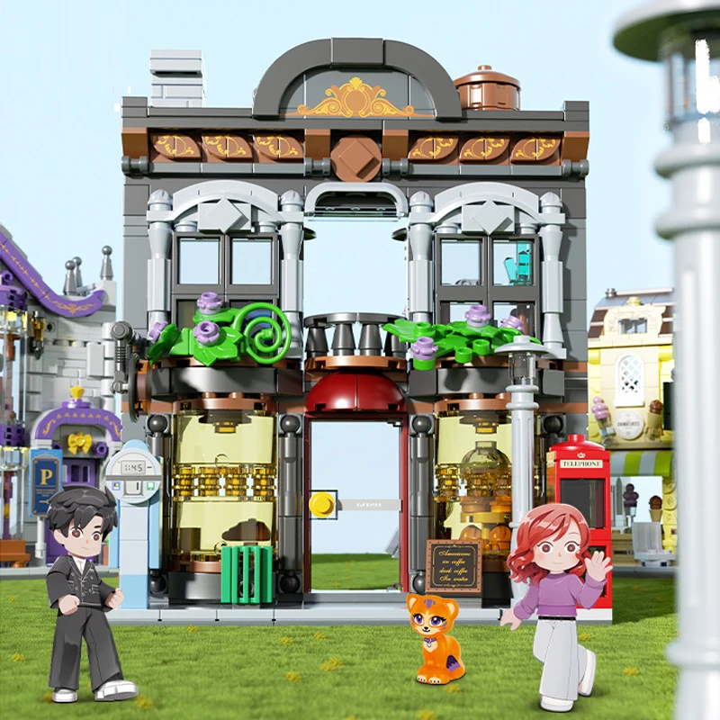 Модульные здания Магазин одежды Универмаг MOC Архитектурная модель Сборка