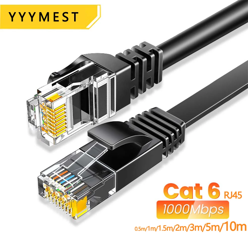 Ethernet-кабель Cat6 гигабитный высокоскоростной, 1000 Мбит/с, Интернет ...