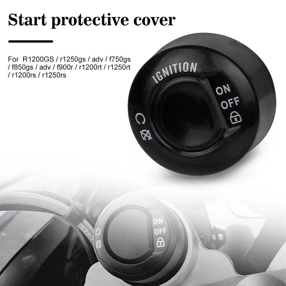 

FOR BMW Motorcycle Engine Start Stop Button Cap ON-KEY Protector Cover R1200GS R1250GS ADV R1200 R1250 RT RS F750 850 GS F900R