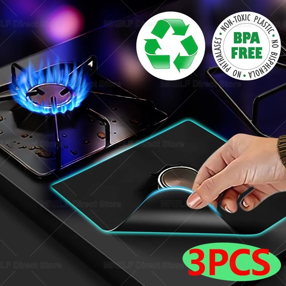 

Reusable Mat Stovetop Gas Stove Cooker Kitchen For Pad Clean Cookware Double Thickness Protector Non-stick Stove Cover Protector