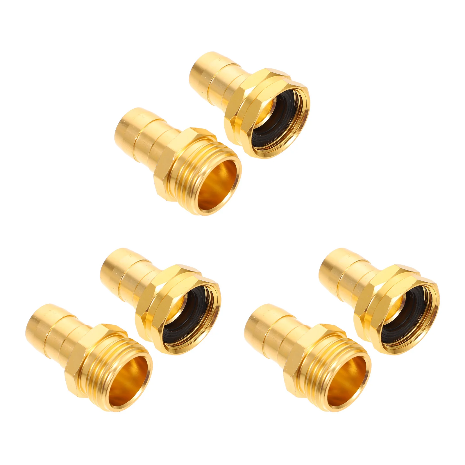 

3 sets of Adapter Aluminium Alloy Water Pipe Joint Water Hose Connector