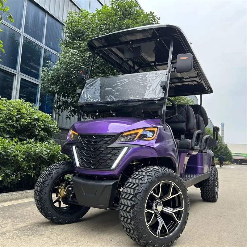 Новые 4-колесные 4-местные тележки для гольфа Touris уличные легальные электрические