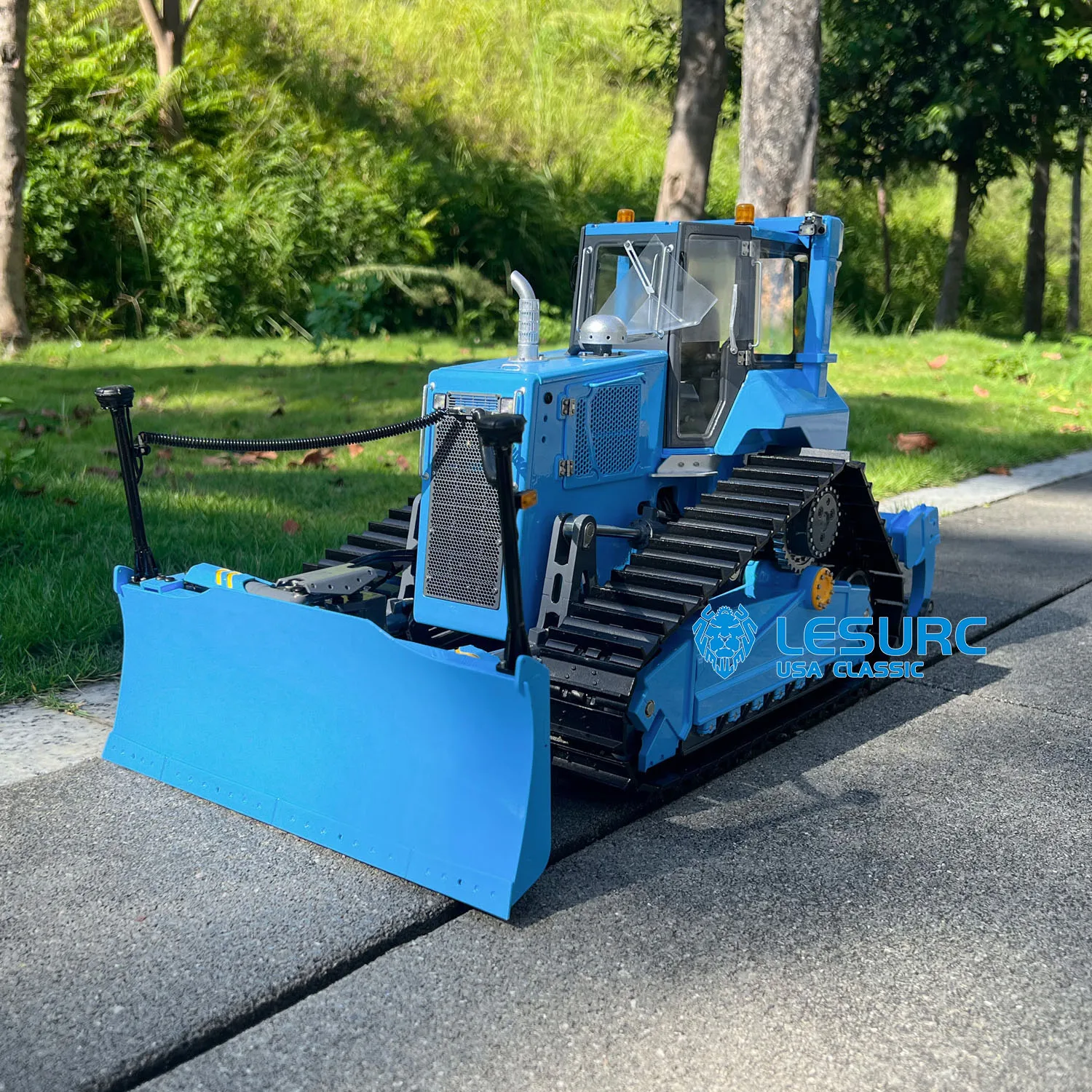 1/14 LESU Aoue Dt60 гусеничный демпфер с радиоуправлением RTR RC гидравлический бульдозер