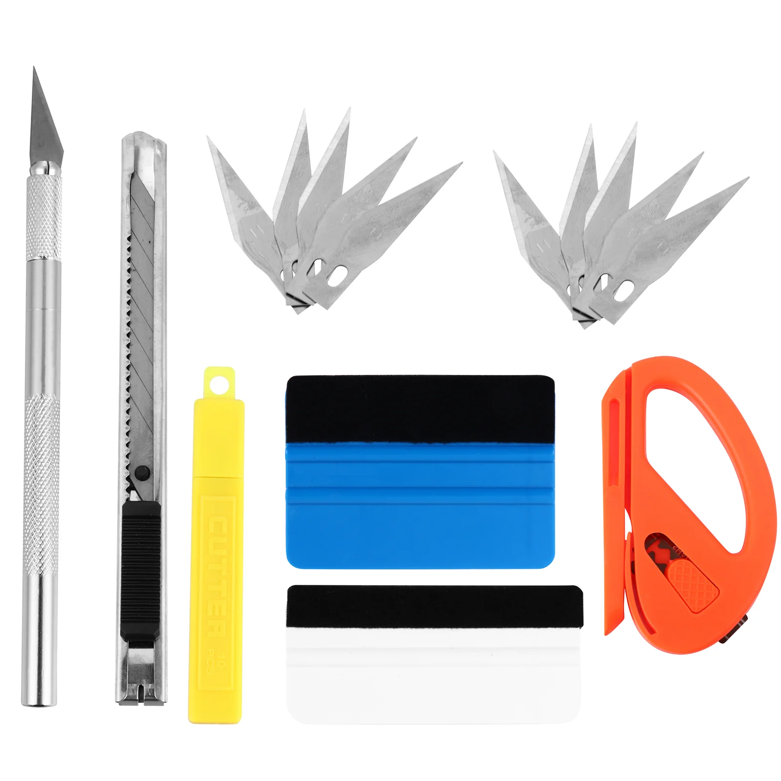 

Car Film Tool Wrap Vinyl Kit Vehicle Tintscrapers Sticker Squeegee Installation Window Autoscraper Installing