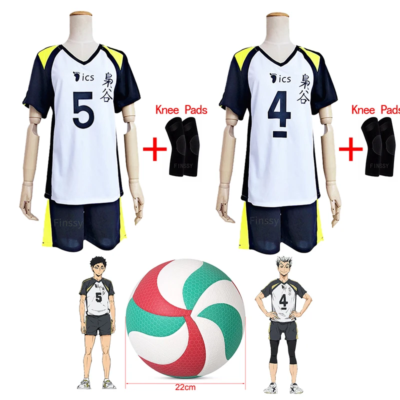 

Haikyuu Bokuto Koutarou Cosplay Costume Volleyball Basketball Sportswear High School Sports Uniform Loose Short Sleeve Shorts