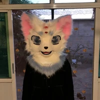 fox husky head animal costume fursuit animal head custom furry furry stage performance costumes and costumes
