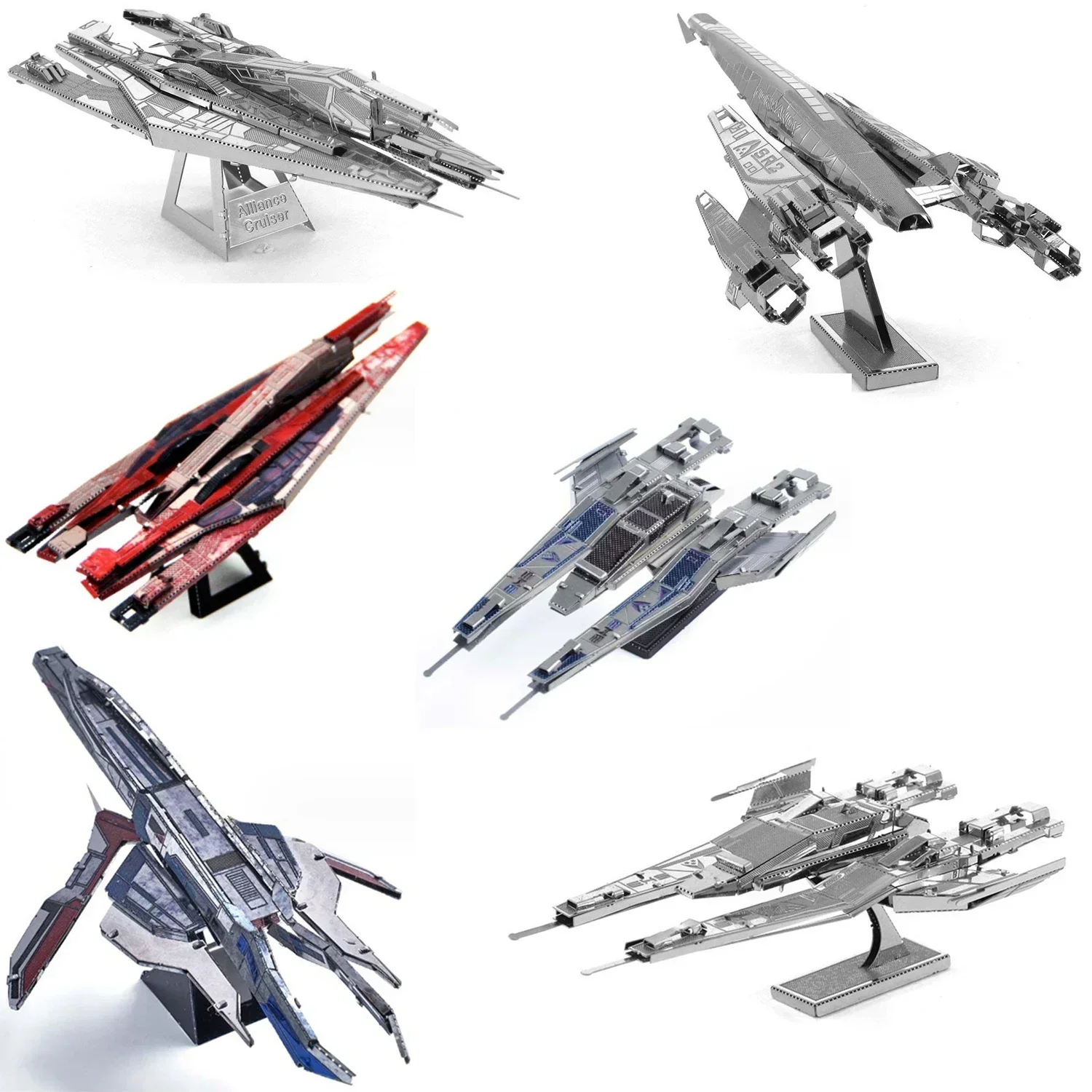 3d Металлический Пазл - Космический Корабль Круизный Альянс Модель Турана