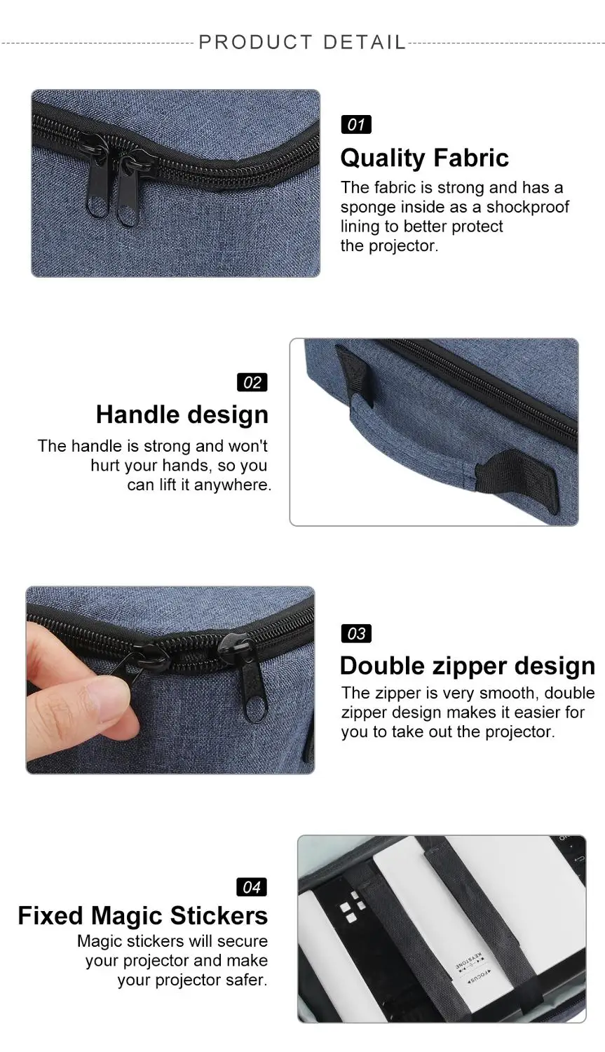 Сумка для переноски мини-проектора сумка хранения чехол TD90 W18 TD60 аксессуары