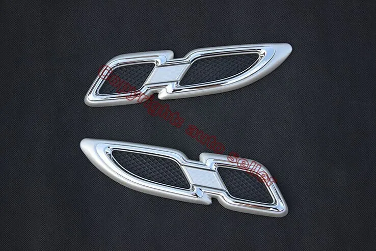 ABS хромированный воздушный поток наклейка на крыло для Toyota Prius 2016 2017