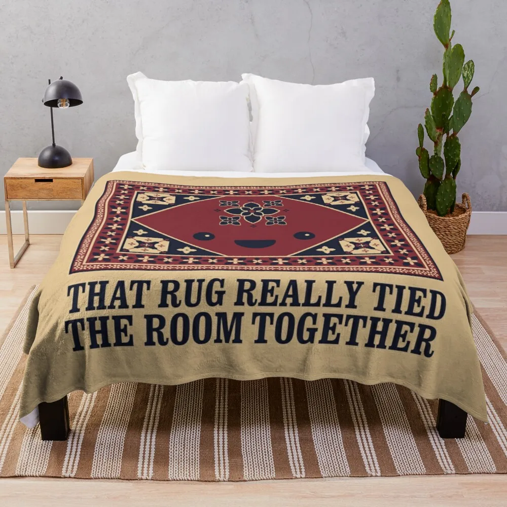 

The Big Lebowski - Rug - That Rug Really Tied The Room Together Throw Blanket